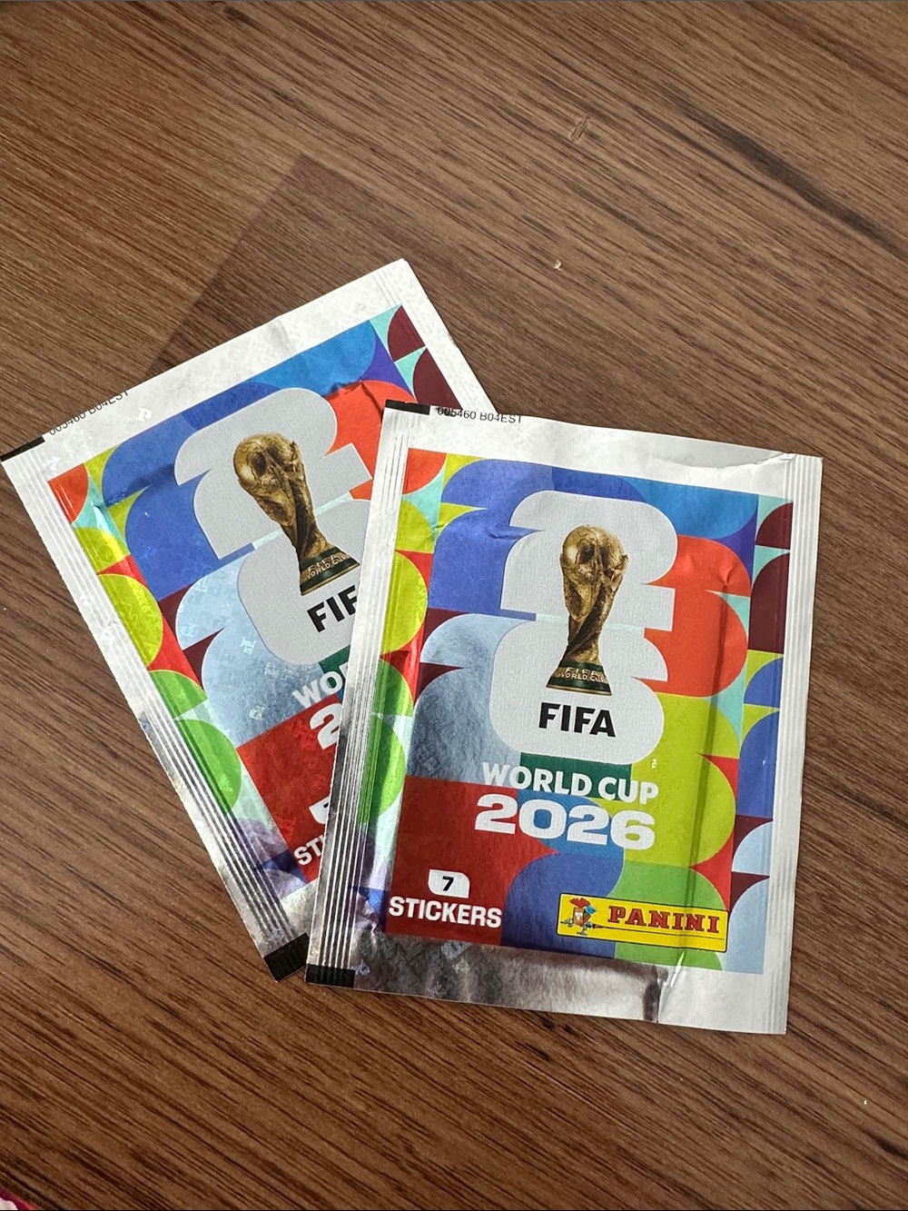 Two Panini FIFA World Cup 2026 Sticker Packs
